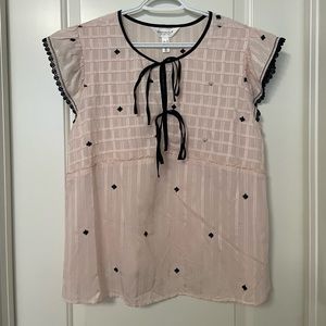 Additionelle Babydoll Top- 1X